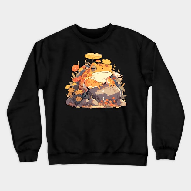 Toadally Chill Crewneck Sweatshirt by TheWombatsDen